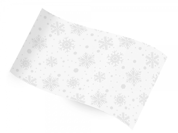 Printed Tissue - Snowflake White RC-1017