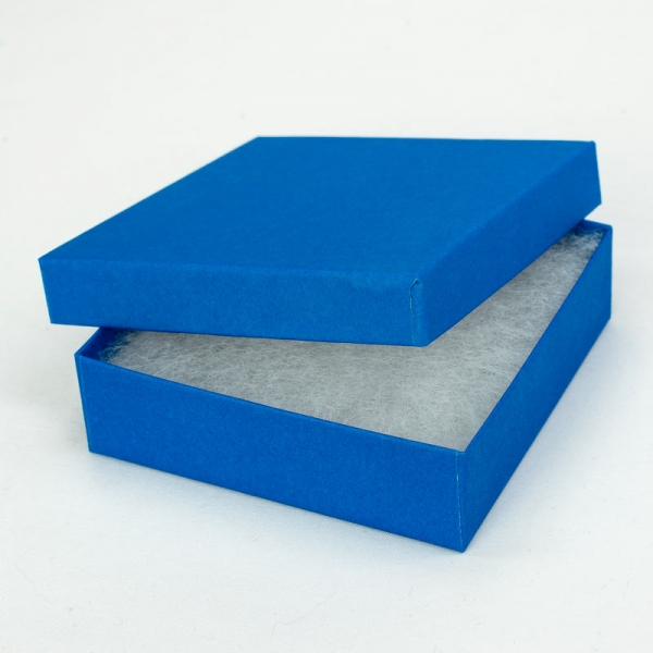 Jewelry Boxes-Cobalt Blue-#33 - 3-1/2 x 3-1/2 x 1 - Pack 100