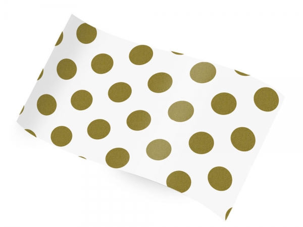 Printed Tissue - Gold Dots RC-469