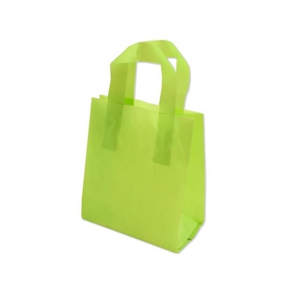 Frosted Tint Shopping Bags-5 x 3 x 6-Citrus