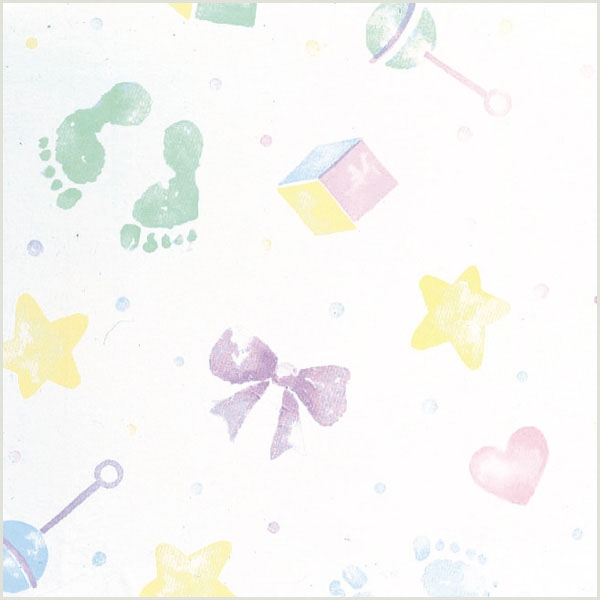 Printed Tissue - Baby Prints T10153