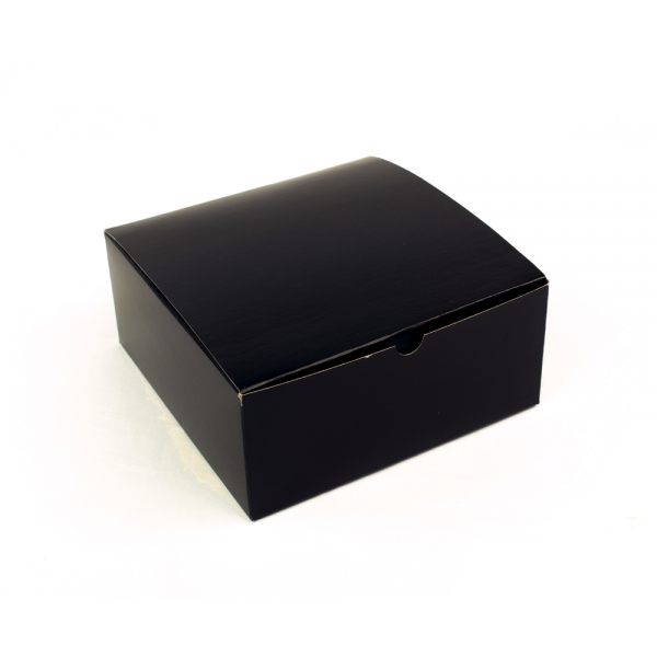 Color Gift Boxes-Black -8x8x3-1/2