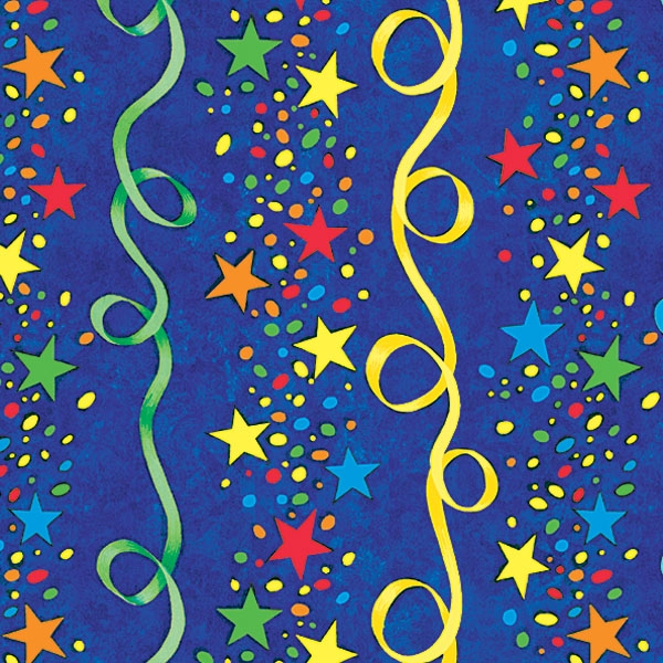 Stars and Streamers Gift Wrap 24 x 417