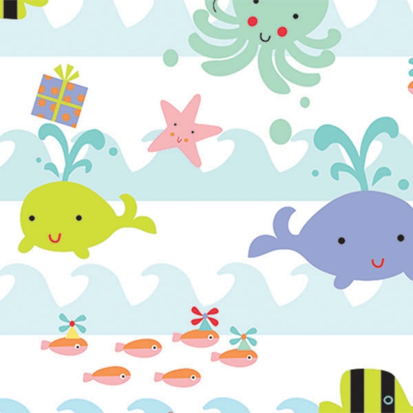 Sea Babies Gift Wrap 24 x 833