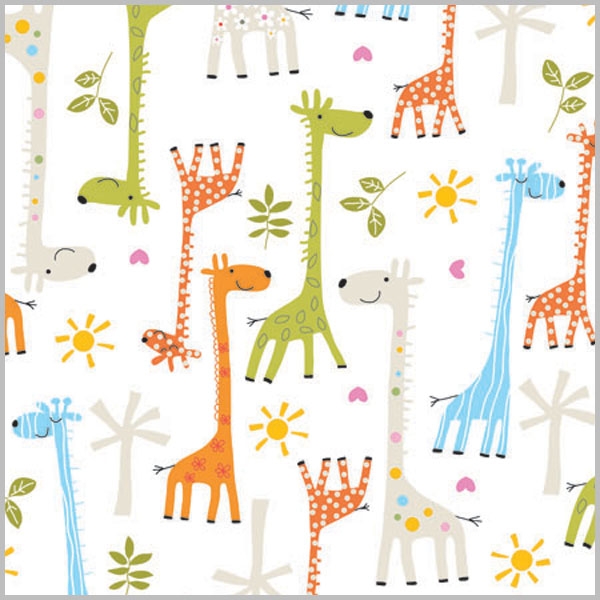 Baby Giraffes Gift Wrap 24 x 417