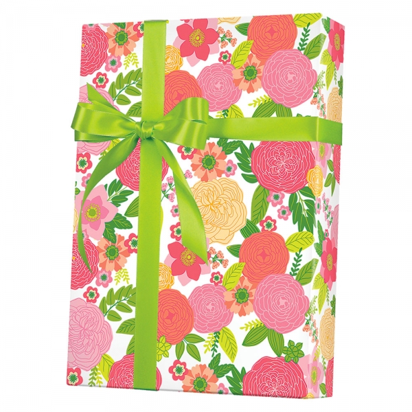 Rose Floral Gift Wrap 24 x 417
