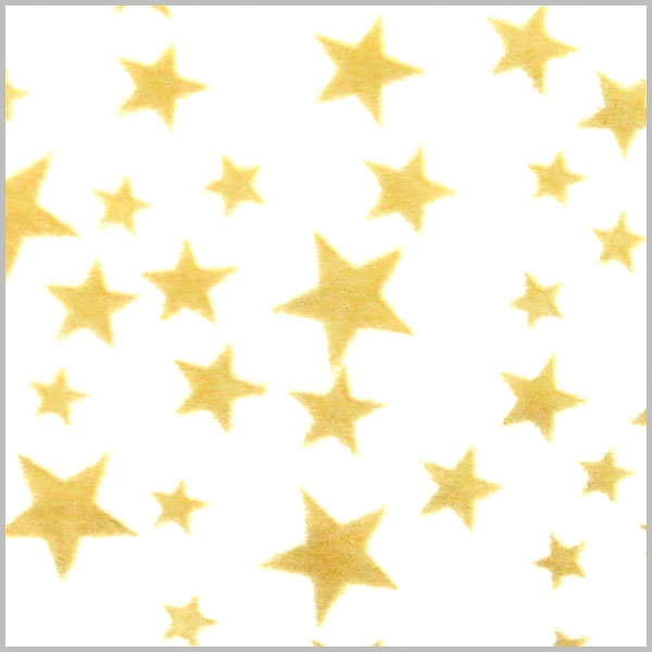 Printed Tissue - Gold Stars on White 224240A
