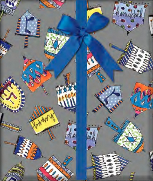 Driedel Party Gift Wrap 30