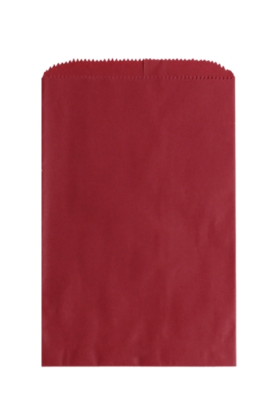 6-1/4 x 9-1/4 - Red Paper Merchandise Bags