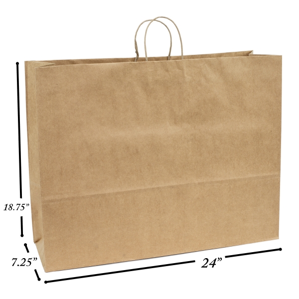 Handmade Recycled Newspaper Bags with Jute Handle, Medium - Set of 20