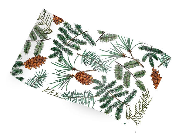 Printed Tissue - Evergreen RC1223