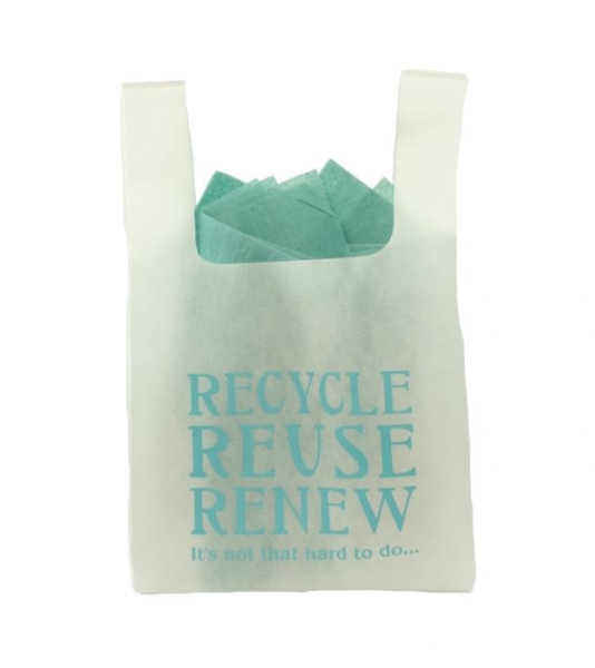 Recycle, Reuse, Renew non-woven bag