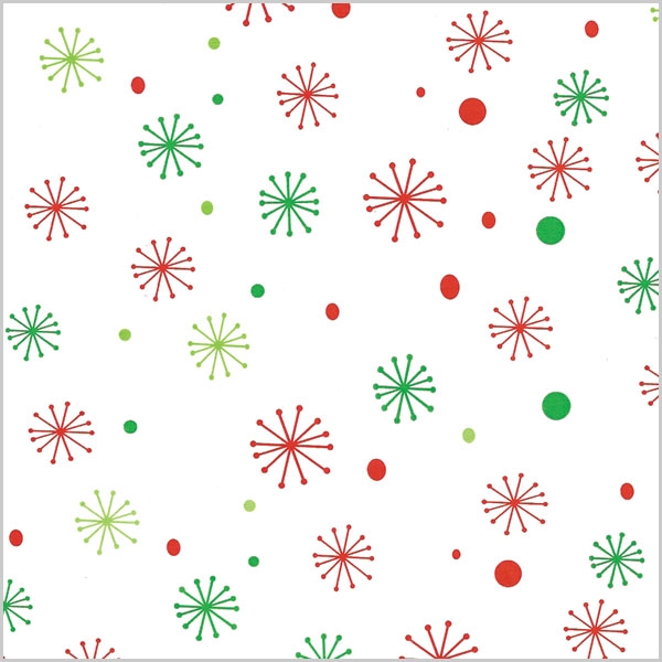 Printed Tissue - Seasons Greetings Snowflakes 298200B