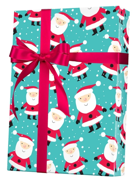 Snowy Santa Gift Wrap 24 x 833