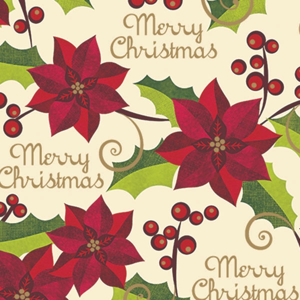 A Very Merry Christmas Gift Wrap 24 x 833