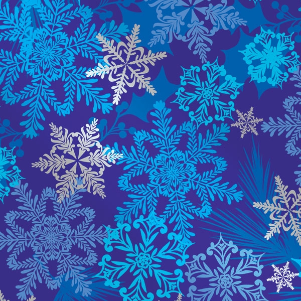 Snowflake Swirl Gift Wrap 24 x 417