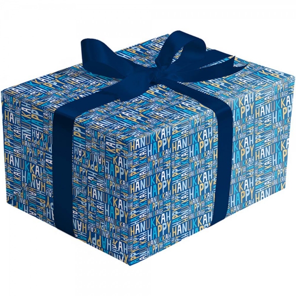 Hanukkah Greetings Gift Wrap 30 x 417