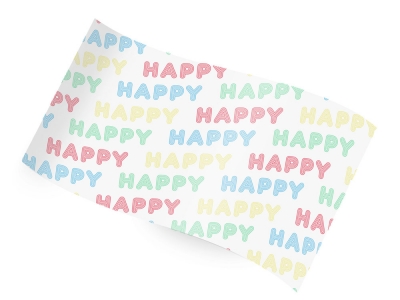 Printed Tissue - Happy Happy RC-1214
