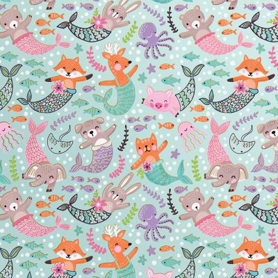 Mermaid Pets 30 X 417 Gift Wrap
