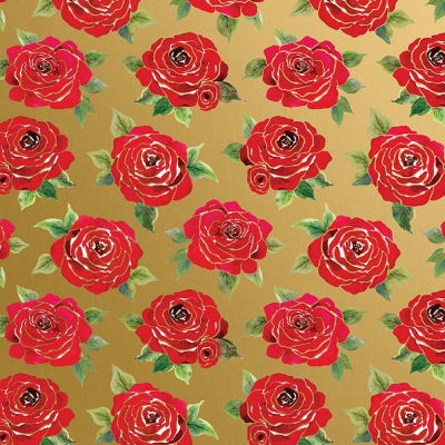 Red Roses 30 X 417 Gift Wrap