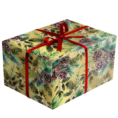 Elegant Pine Gift Wrap 30" x 833'