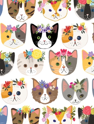 Kitty Cats Gift Wrap 30" x 417'
