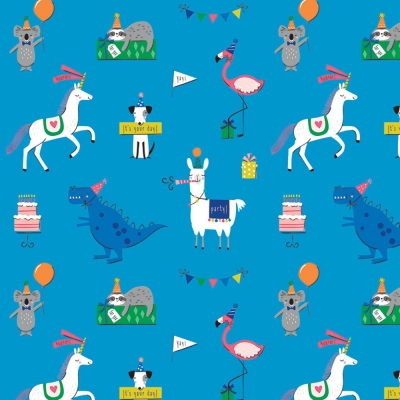 Party Animals Gift Wrap 30 x 417