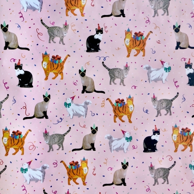 Festive Felines Gift Wrap 30" x 833'