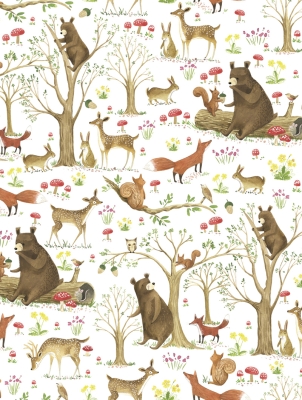 Fairytale Forest Gift Wrap 30" x 833'