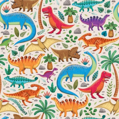 Dinosaurs 30 X 417 Gift Wrap