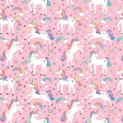 Rainbow Unicorn 30 X 417 Gift Wrap