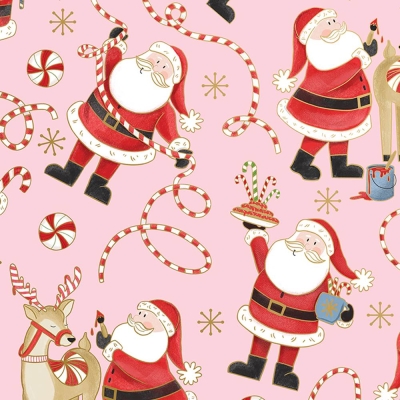 Jolly Santa 30 X 417 Gift Wrap