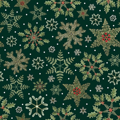 Forest Snowflakes 30 X 417 Gift Wrap