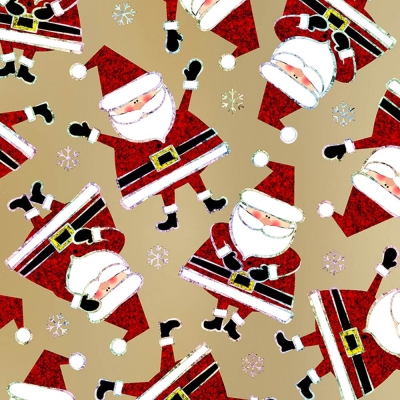 Sparkling Santa 30 X 417 Gift Wrap