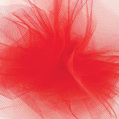 Tulle Ribbon-Cherry Red