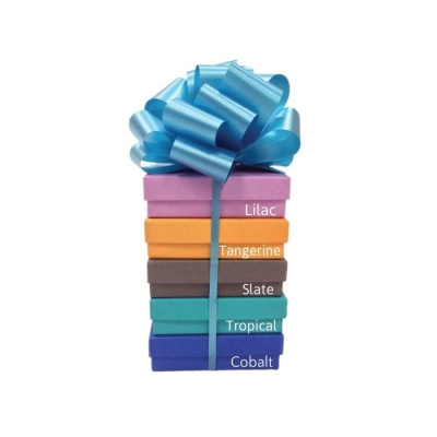 Jewelry Boxes-Tropical Blue-#32 - 3-1/16 x 2-1/8 x 1 - Pack 100