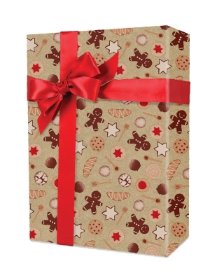 Christmas Cookies Gift Wrap 24 x 417