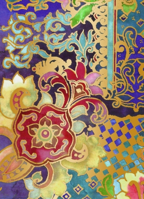 Oriental Tapestry Gift Wrap 24" x 833'