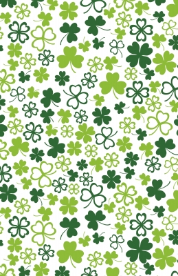 Hearts of Clover Gift Wrap 24" x 833'