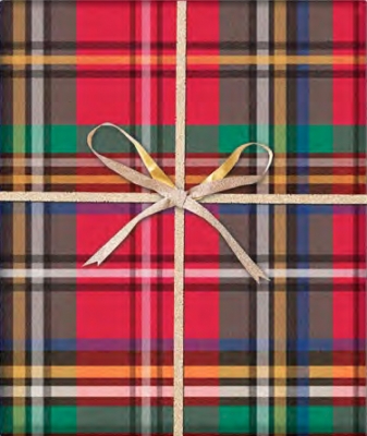 Tartan Gift Wrap 30" x 833'