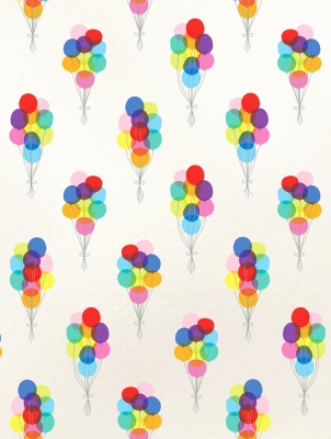 Bunch of Balloons 30 X 833 Gift Wrap