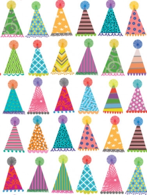 Party Hats 30 X 417 Gift Wrap