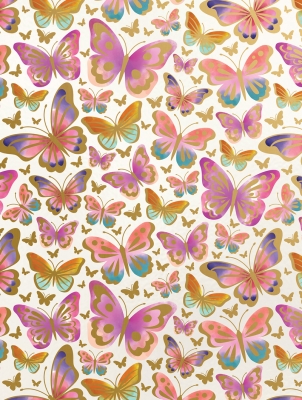 Beautiful Butterflies 30 X 833 Gift Wrap