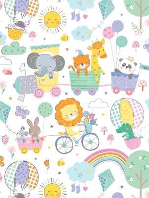 Animal Adventures 30 X 833 Gift Wrap
