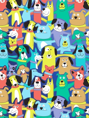 Dog Buddies 30 X 417 Gift Wrap