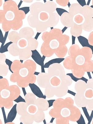 Elegant Flowers 30 X 417 Gift Wrap