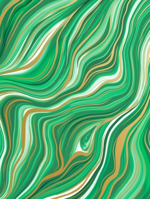 Marbleized Green 30 X 417 Gift Wrap