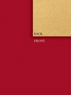 Red and Gold Kraft Gift Wrap 30 x 833