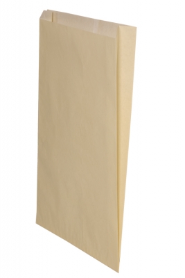 12 x 2-3/4 x 18 - Cream Paper Merchandise Bags