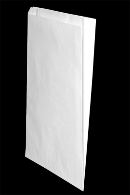 White Paper Merchandise Bags-12 x 2-3/4 x 18 - Pack 500